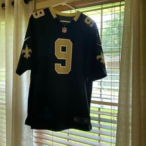 NFL Players On Field Nike, Drew Brees Jersey, XL